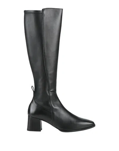 Unisa Woman Boot Black Size 11 Leather