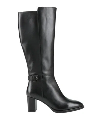 Unisa Woman Boot Black Size 9 Leather