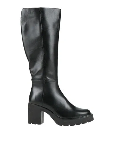 Unisa Woman Boot Black Size 9 Leather