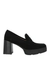 Unisa Woman Loafers Black Size 10 Leather
