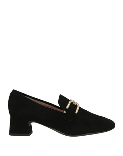 Unisa Woman Loafers Black Size 11 Leather