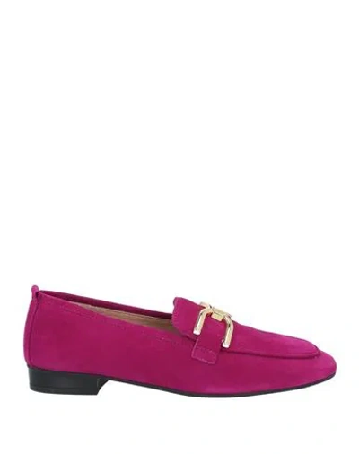 Unisa Woman Loafers Mauve Size 7 Leather In Pink
