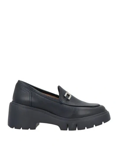 Unisa Woman Loafers Navy Size 10 Leather