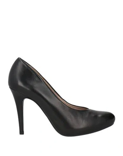 Unisa Woman Pumps Black Size 6 Leather