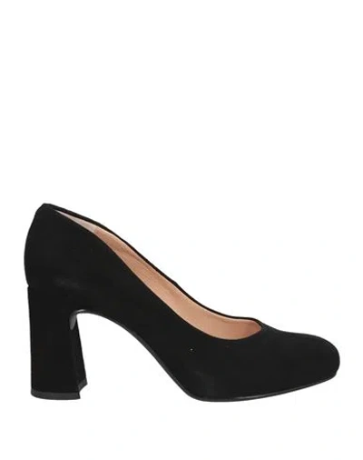 Unisa Woman Pumps Black Size 8 Leather