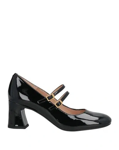 Unisa Woman Pumps Black Size 8 Leather