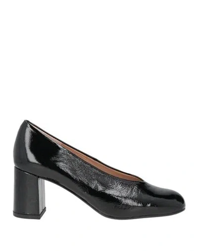 Unisa Woman Pumps Black Size 9 Leather