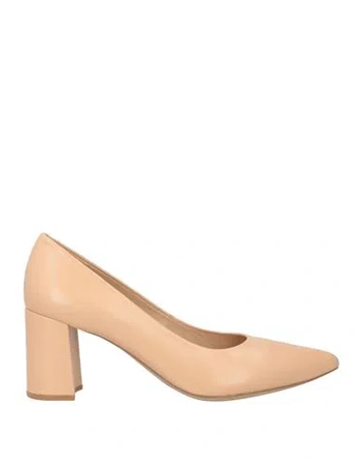 Unisa Woman Pumps Blush Size 7 Leather In Pink