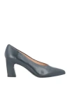 Unisa Woman Pumps Midnight Blue Size 9 Leather