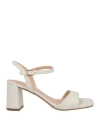 Unisa Woman Sandals Off White Size 8 Leather