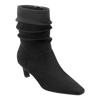 Unisa Womens Hinto Sculptural Heel Slouch Boots In Black