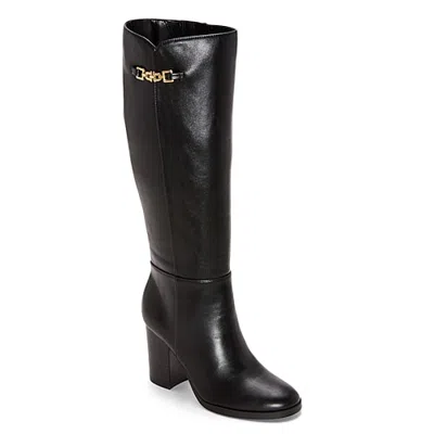 Unisa Womens Leavit Block Heel Dress Boots In Black