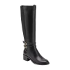Unisa Womens Waylee Stacked Heel Riding Boots In Black