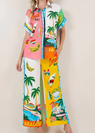 Unishe Beach Vacation 2-piece Set In Black
