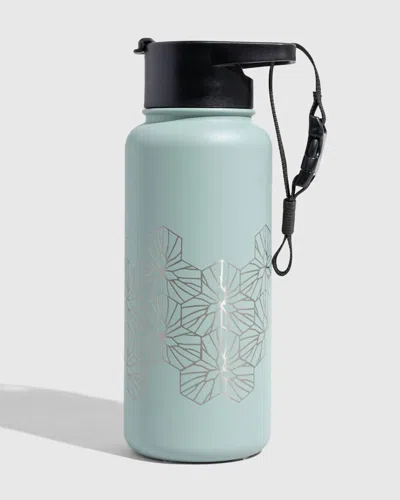 United By Blue Insulated Stainless Steel Bottle 32oz In Groovy Warp In Multi