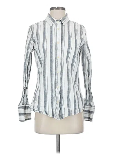 Pre-owned United By Blue Long Sleeve Button Down Shirt In Gray