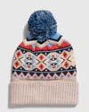 United By Blue Recycled Novelty Pom Hat In Multi-colored In Multi