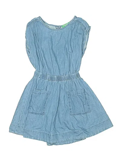 Pre-owned United Colors Of Benetton Kids'  Dress In Blue