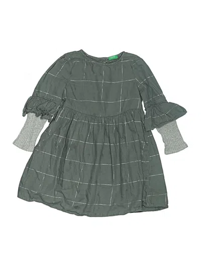 Pre-owned United Colors Of Benetton Kids'  Dress In Green