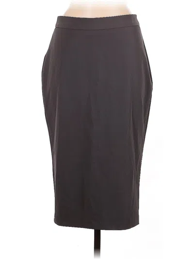 Pre-owned United Colors Of Benetton Formal Skirt In Gray