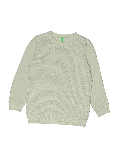 Pre-owned United Colors Of Benetton Kids'  Pullover Sweater In Gray
