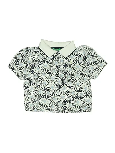 Pre-owned United Colors Of Benetton Kids'  Short Sleeve Polo Shirt In Green