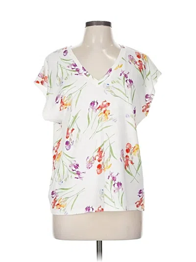 Pre-owned United Colors Of Benetton Short Sleeve T-shirt In White