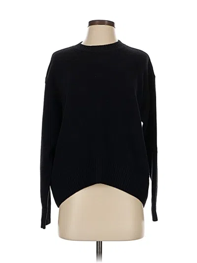 Pre-owned United Colors Of Benetton Wool Pullover Sweater In Black