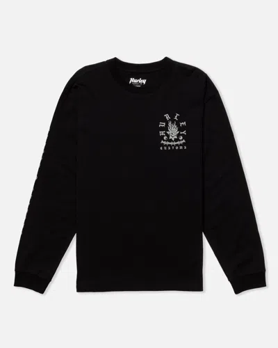 United Legwear Men's Built Long Sleeve T-shirt In Black