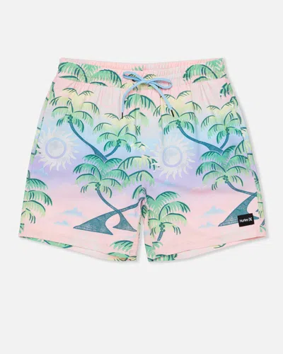United Legwear Men's Cannonball Volley Boardshort 17" In Candy Pink