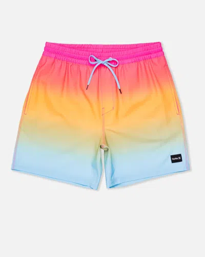 United Legwear Men's Cannonball Volley Boardshort 17" In Nectarine 2