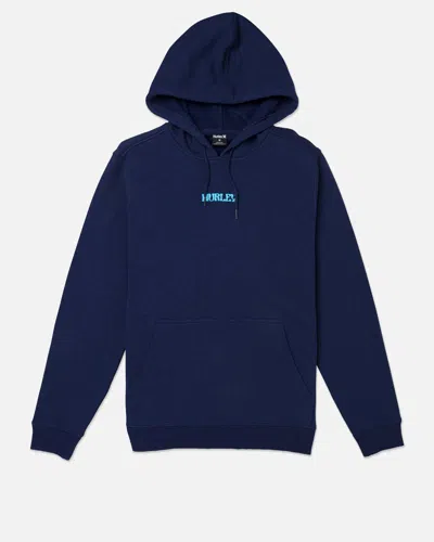 United Legwear Men's Cosmic Waves Slub Pullover In Midnight Aqua