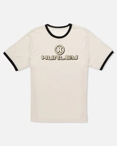 United Legwear Men's Everday 25th Ringer Short Sleeve T-shirt In Bone