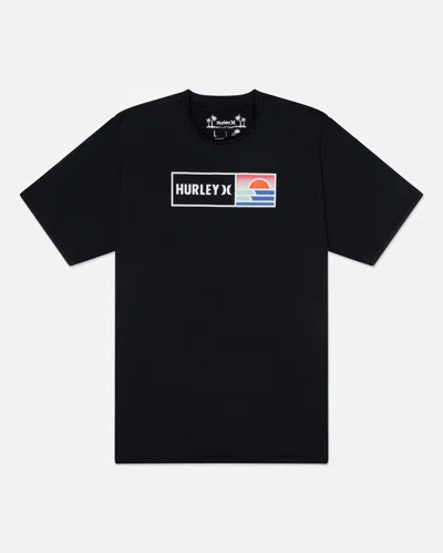 United Legwear Men's Hybrid Upf Short Sleeve T-shirt In Black