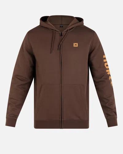 United Legwear Men's Icon Boxed Fleece Zip In Espresso