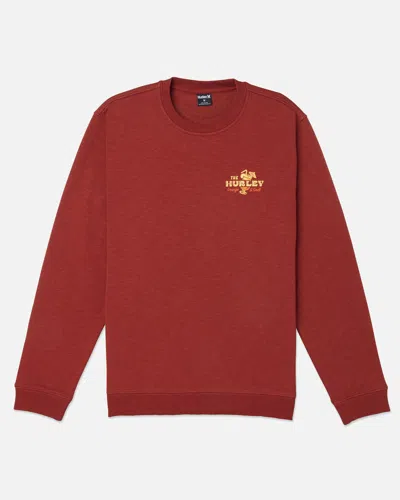 United Legwear Men's Lounge Slub Crew In Brickyard