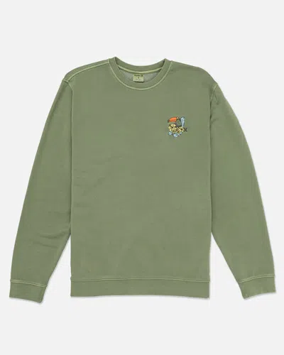 United Legwear Men's Naturals Crew In Malverde