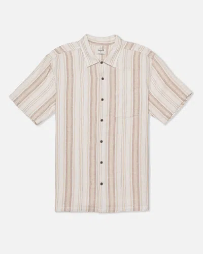 United Legwear Men's Oceanside Short Sleeve In Barely Bone