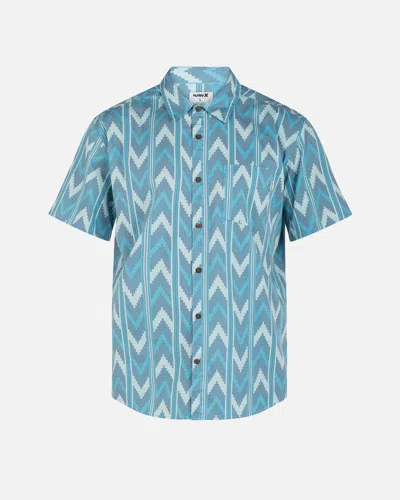 United Legwear Men's One And Only Lido Stretch Short Sleeve Shirt In Thunder Berry