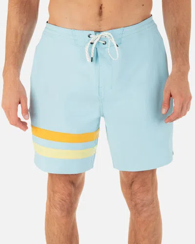 United Legwear Men's Phantom Block Party Renegade Boardshort 18" In Sea Haze