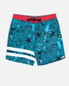 United Legwear Men's Phantom Eco 25th Block Party 18" In Cyan