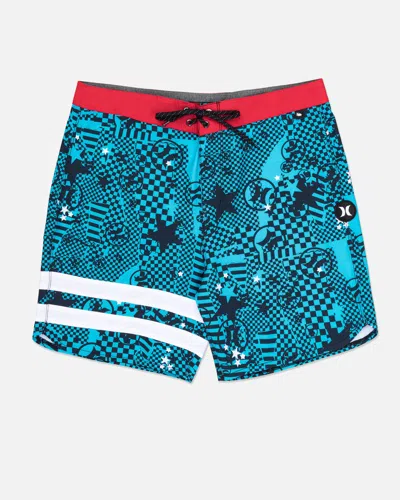 United Legwear Men's Phantom Eco 25th Block Party 18" In Cyan