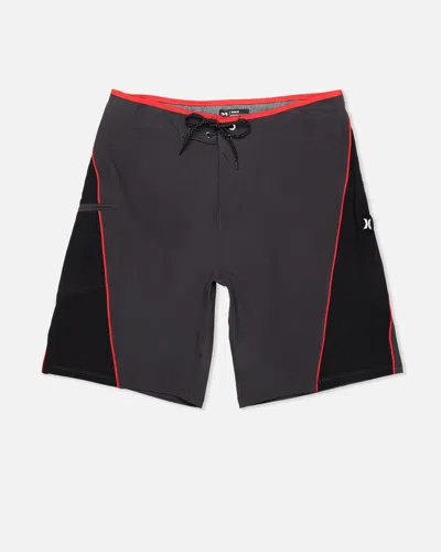 United Legwear Men's Phantom Eco Weekender Blocked Boardshort 21" In Dark Stone Grey