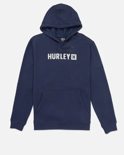 United Legwear Men's The Box Slub Pullover In Midnight Aqua