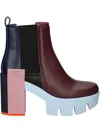 United Nude 100mm Grip Boots In Red