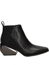 United Nude 60mm Ricky Mid Boots In Animal Print