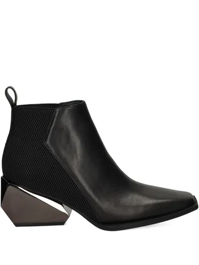 United Nude 60mm Ricky Mid Boots In Animal Print
