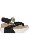 United Nude Delta Tong Sandals In Black