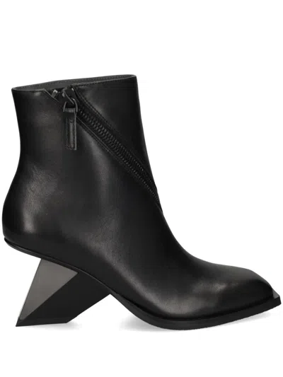 United Nude 70mm Rockit Zip Boots In Black