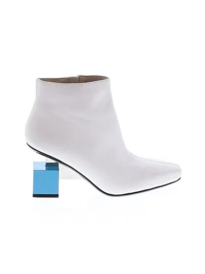 Pre-owned United Nude Ankle Boots In White